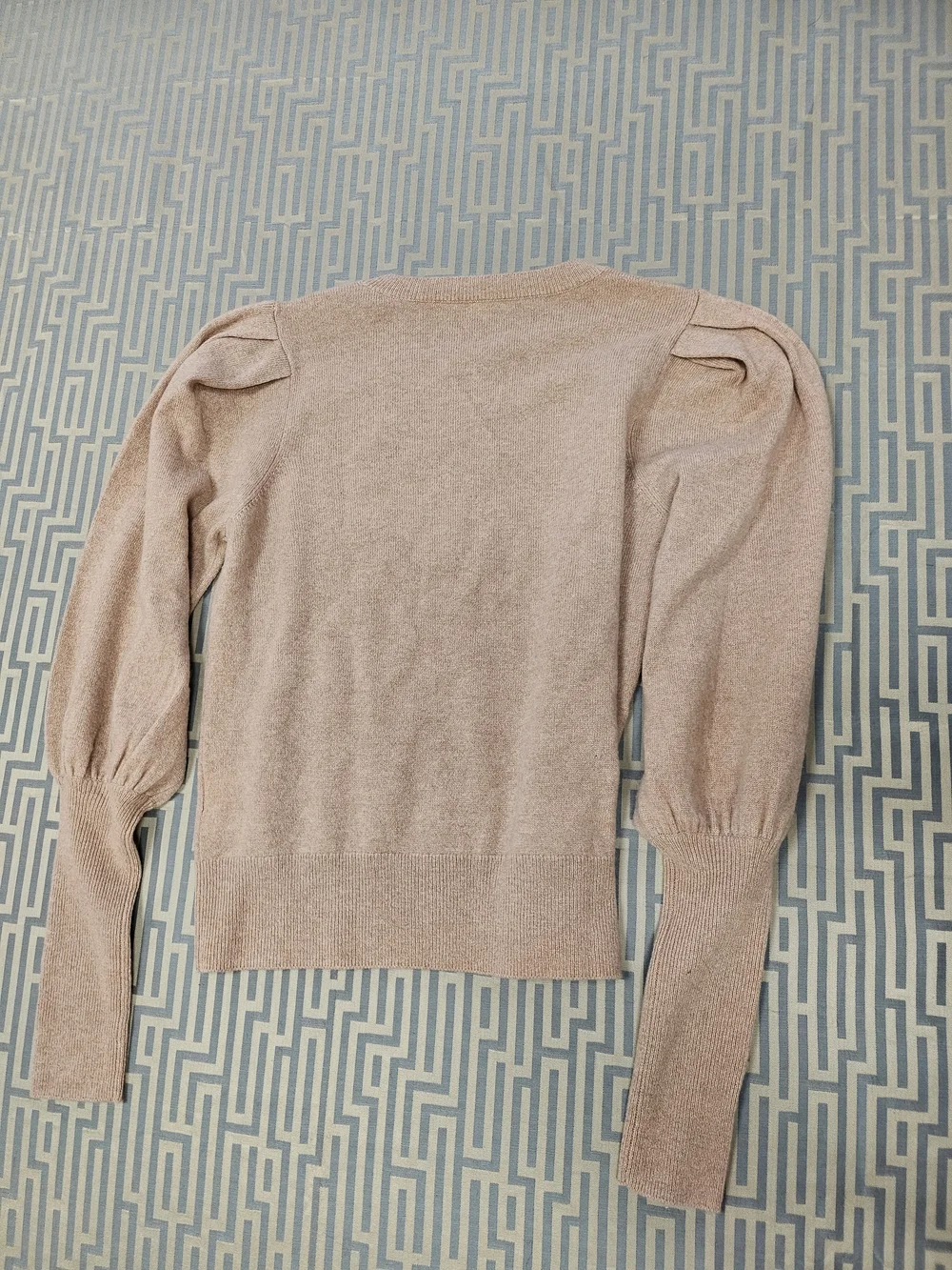 Jonathan Simkhai Peach Crewneck Sweater 100% Cashmere